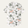 Das Cotswolds Herren Kurzarmhemd mit Palmenprint