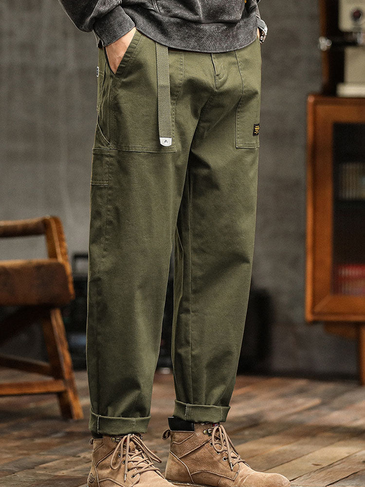 Utility-Hose Damen Relaxed Fit Freizeit mit Taschen