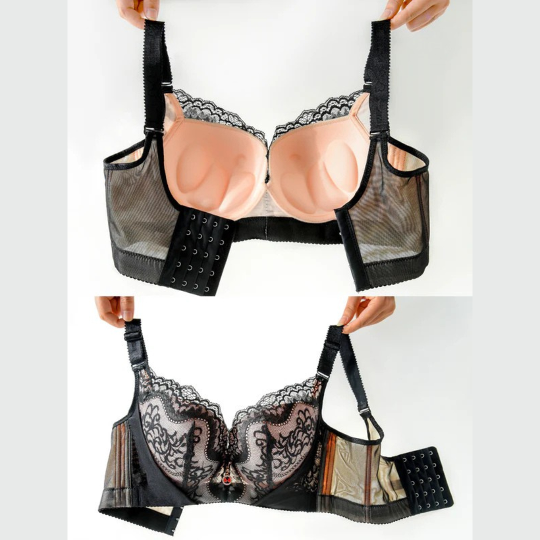 Damen Push-up BH Spitze Eleganter Komfort Alltag