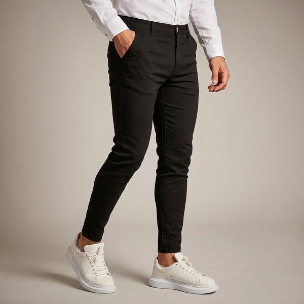 Herren Slim Fit Businesshose Elegant