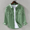 Overshirt Herren Slim Fit Casual Minimalistisch