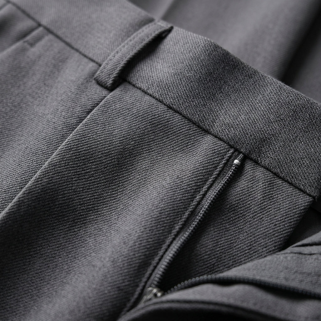 Herren Hose Regular Fit Business Freizeit Faltenhose
