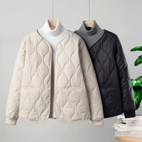 Herren Parka Slim Fit Freizeit Leicht Gefüttert