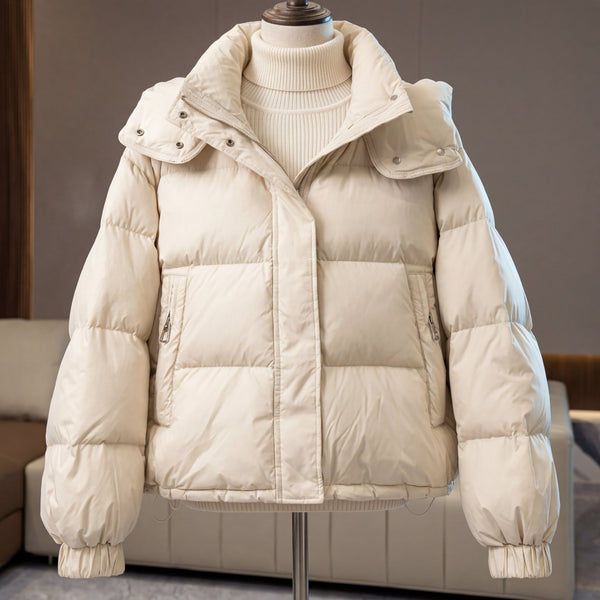 Damen Daunenjacke Oversize Freizeit Gesteppte Jacke