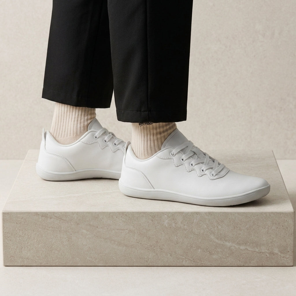 Herren Sneaker mit breiter Zehenbox Freizeit Minimalistisch