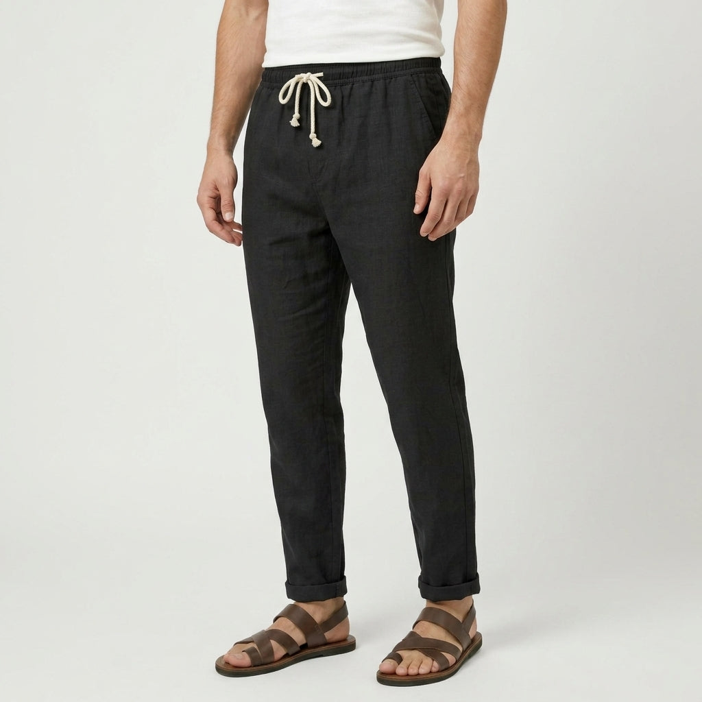 Hose Damen Relaxed Fit Freizeit Sommer