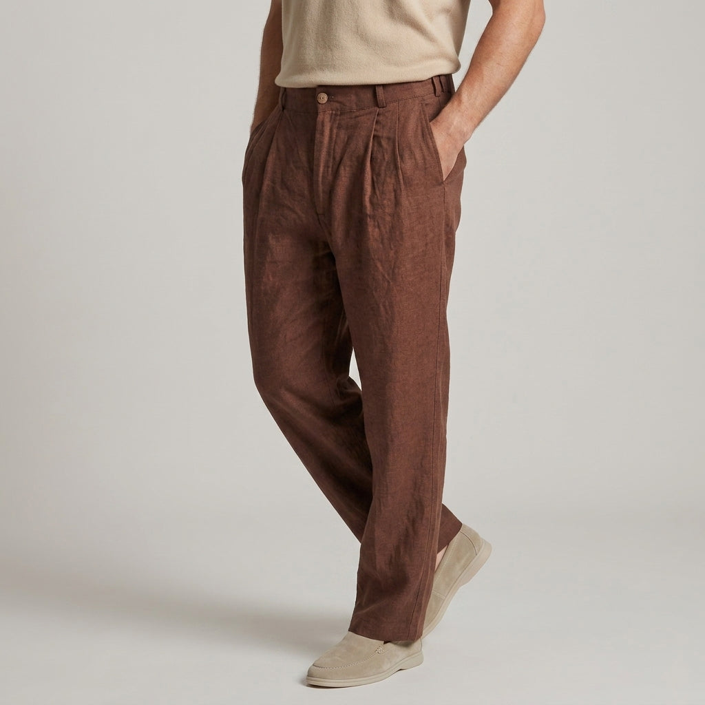 Hose Damen Relaxed Fit Freizeit Sommer