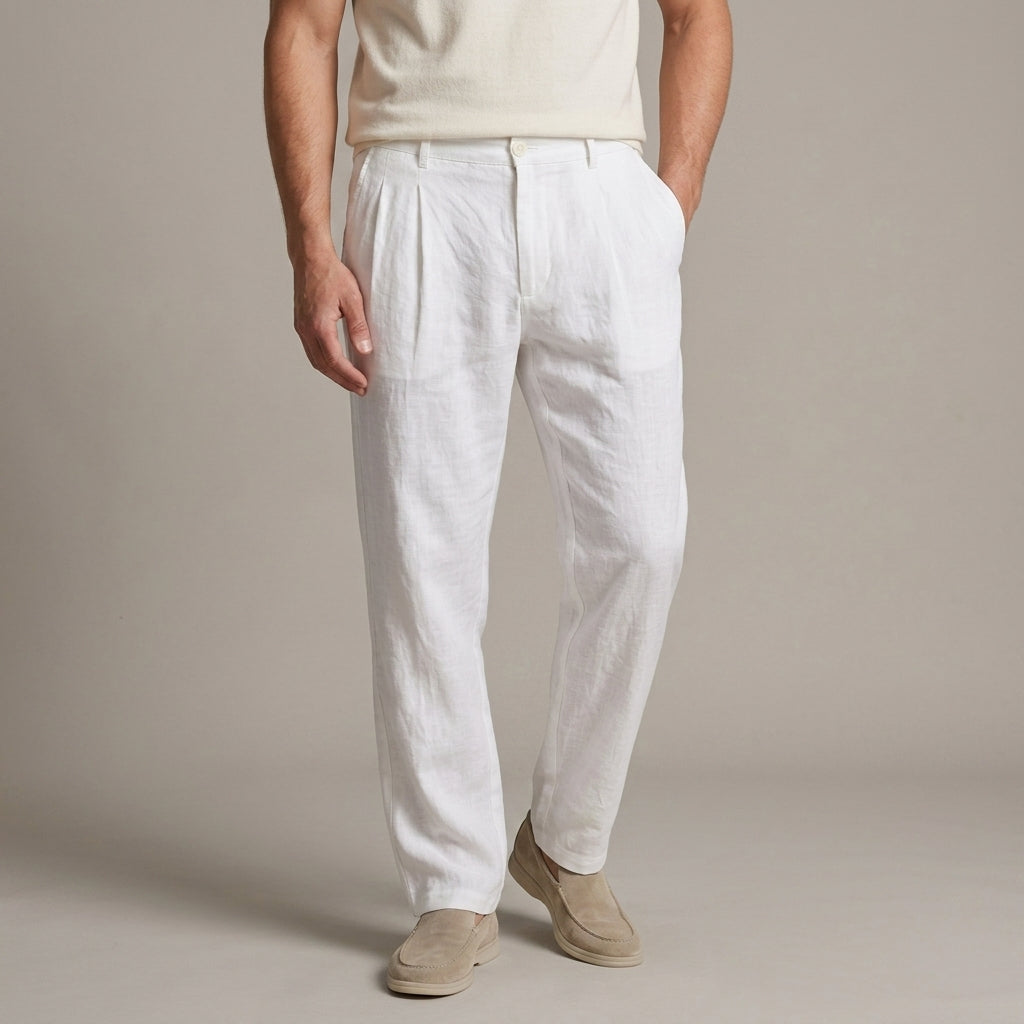 Hose Damen Relaxed Fit Freizeit Sommer