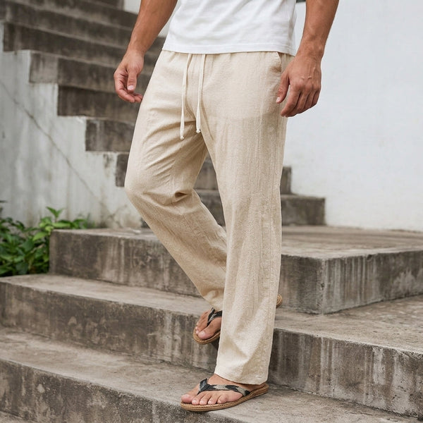 Hose Herren Regular Fit Freizeit Sommer