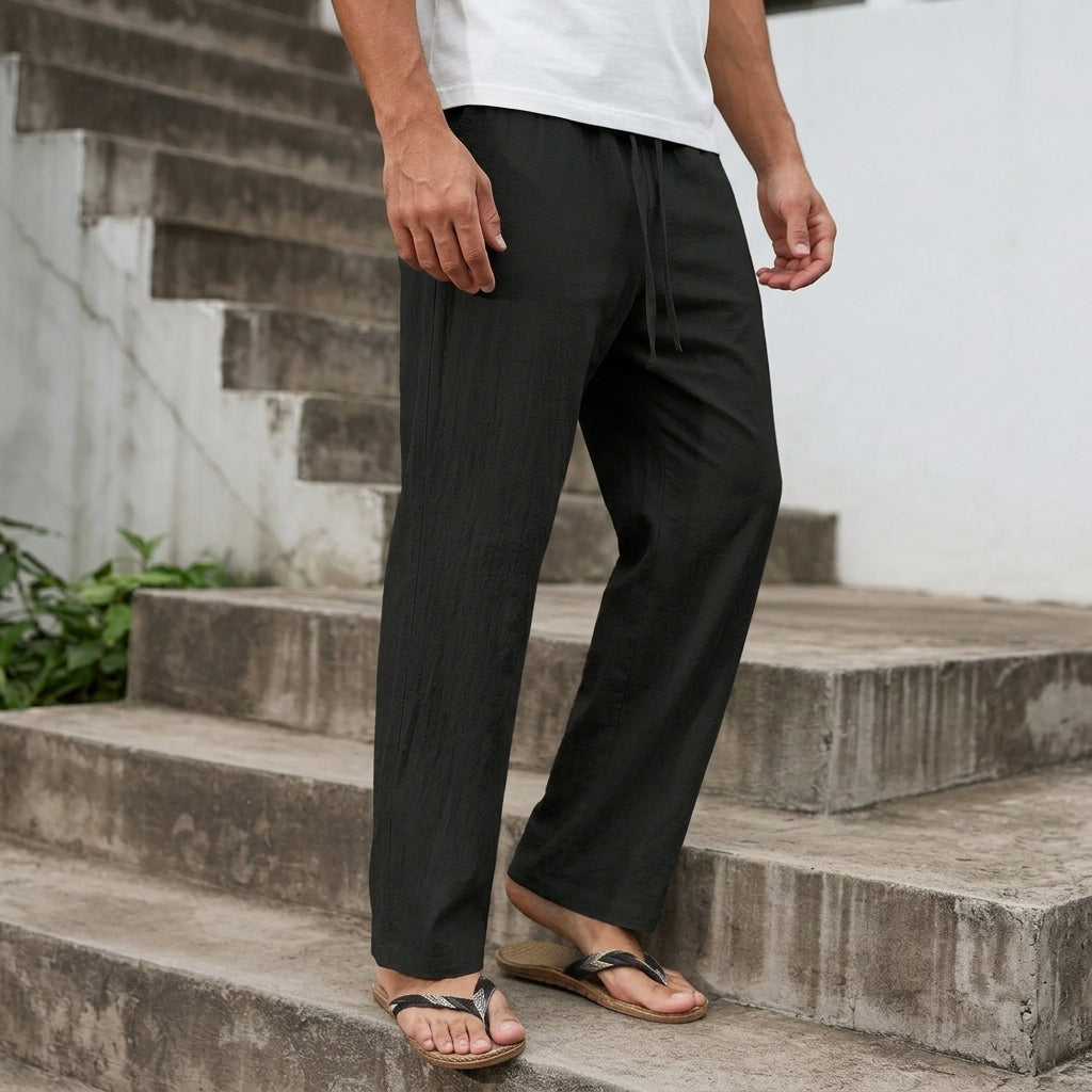Hose Herren Regular Fit Freizeit Sommer