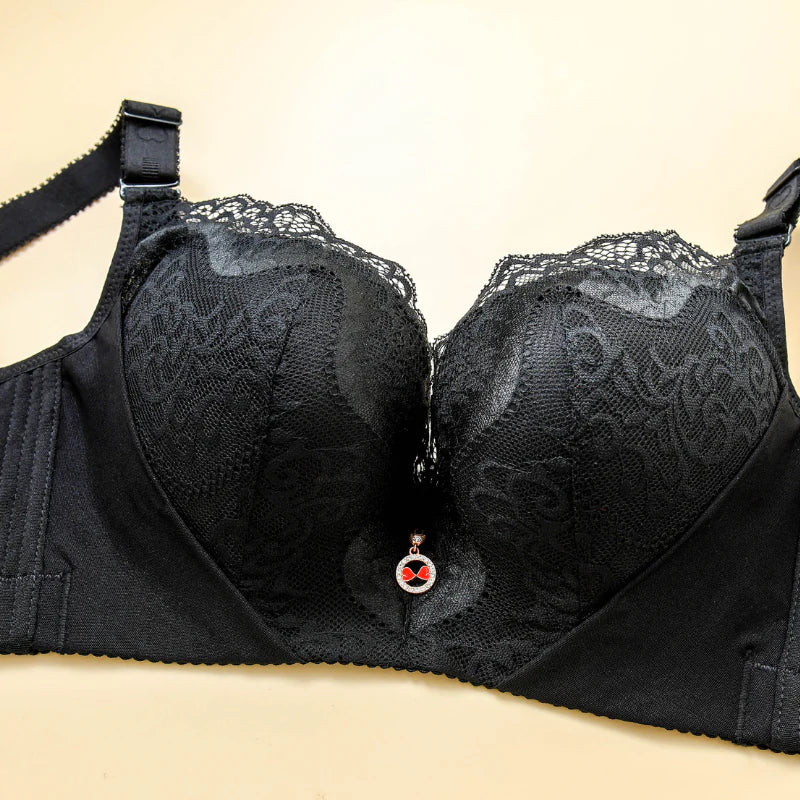 Damen Push-up BH Spitze Eleganter Komfort Alltag
