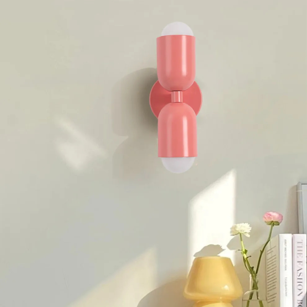 LED-Wandlampe Bauhaus Stil Doppelkupplung Wohnzimmer Flur