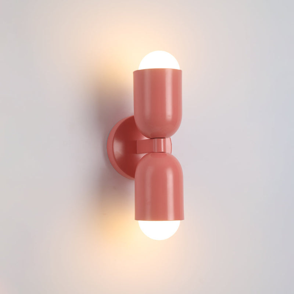 LED-Wandlampe Bauhaus Stil Doppelkupplung Wohnzimmer Flur