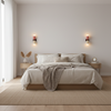 LED-Wandlampe Bauhaus Stil Doppelkupplung Wohnzimmer Flur