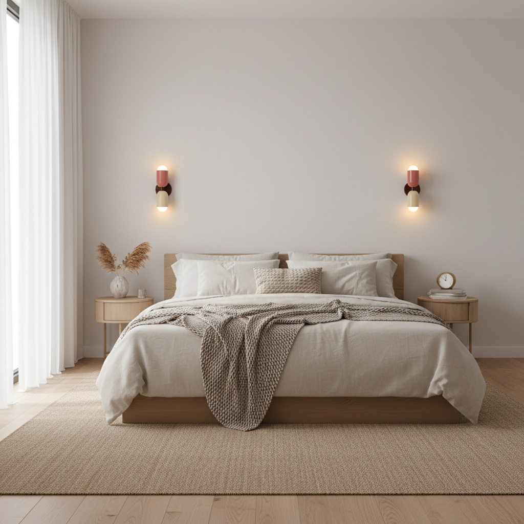 LED-Wandlampe Bauhaus Stil Doppelkupplung Wohnzimmer Flur