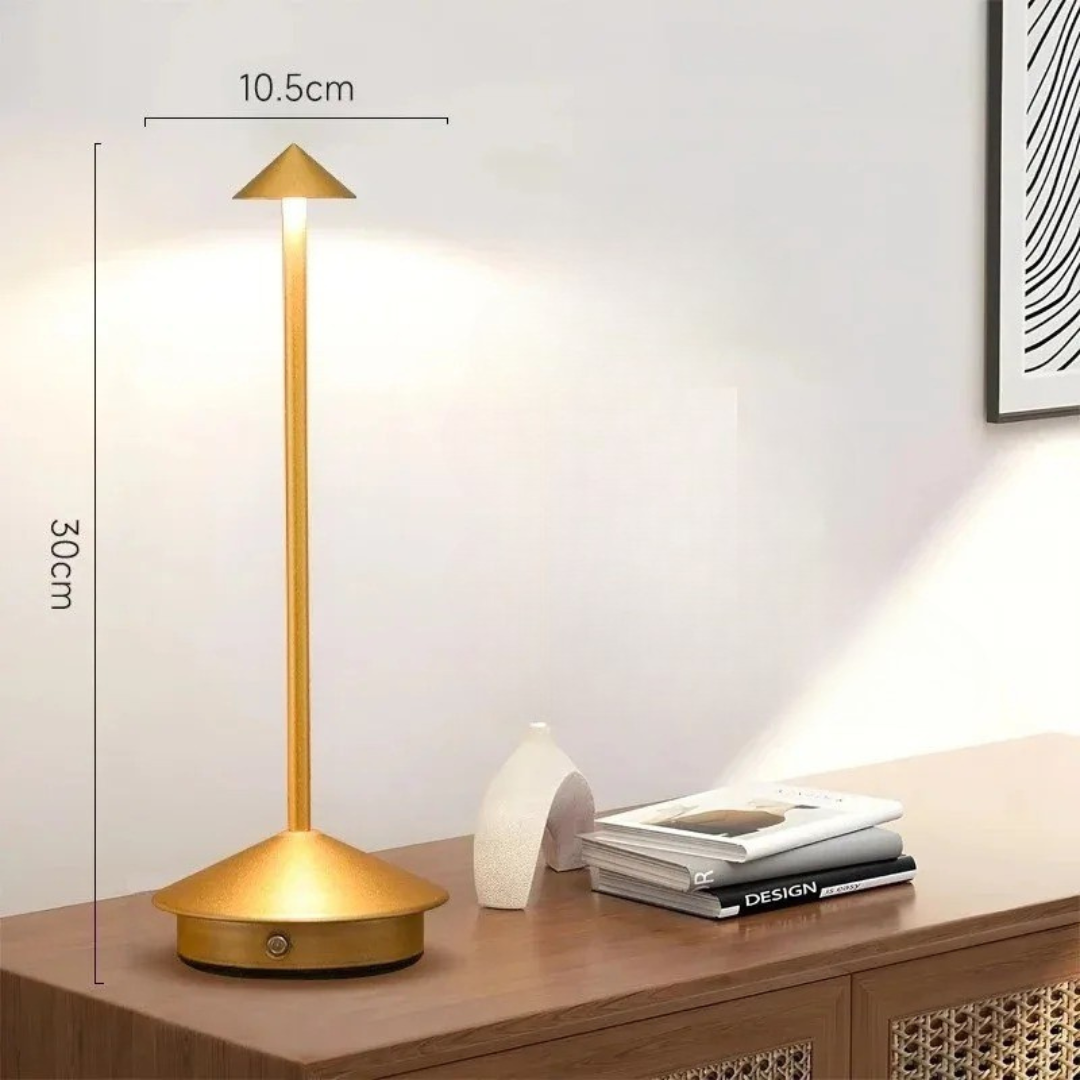 LED-Tischlampe Kegelform Modern Wiederaufladbar Wohnzimmer