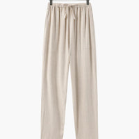 Adrian | Leichte Slim Fit Herren Sommerhose mit Kordelzug