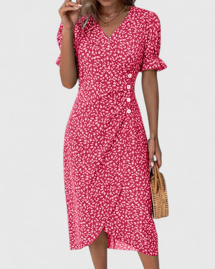 Damen Sommerkleid Regular Fit Freizeit bequem luftig