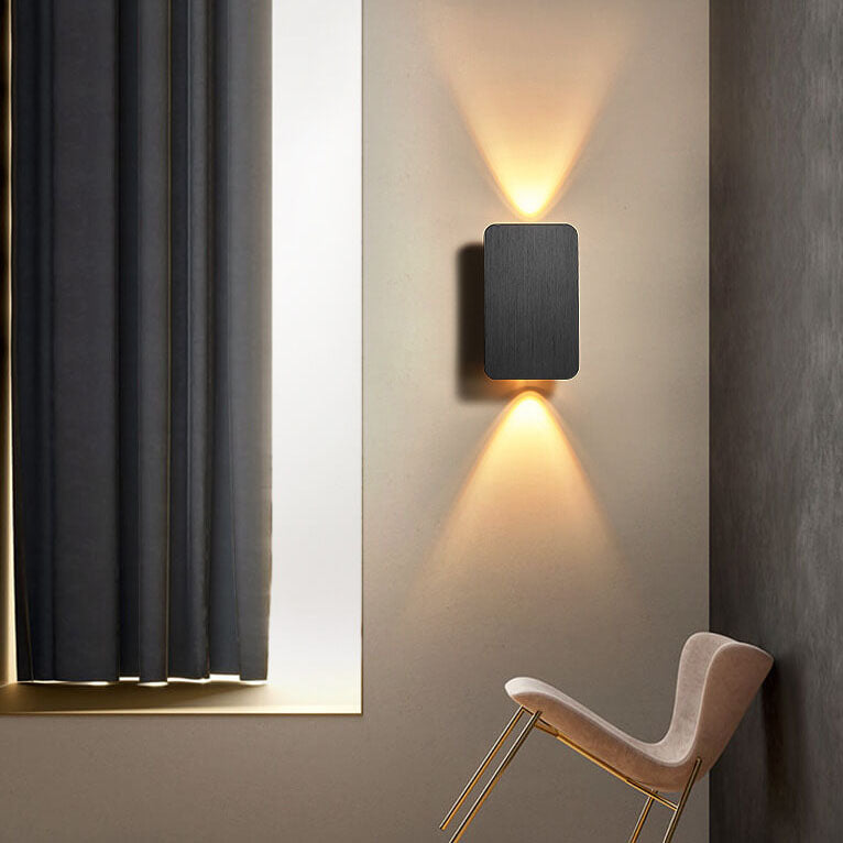 LED-Wandleuchte Minimalistisch Rechteckig Skandinavisch Wohnzimmer