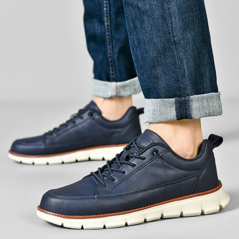 Veganes Leder Sneakers Herren Relaxed Fit Freizeit