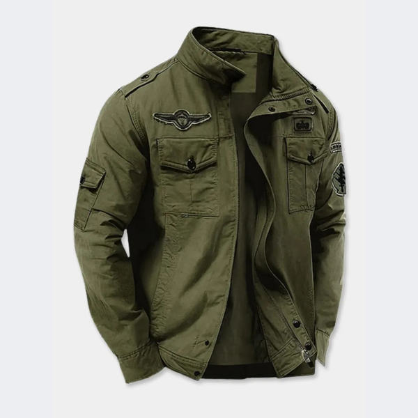 Herren Slim Fit Herbstjacke Modern Casual