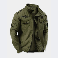 Herren Slim Fit Herbstjacke Modern Casual
