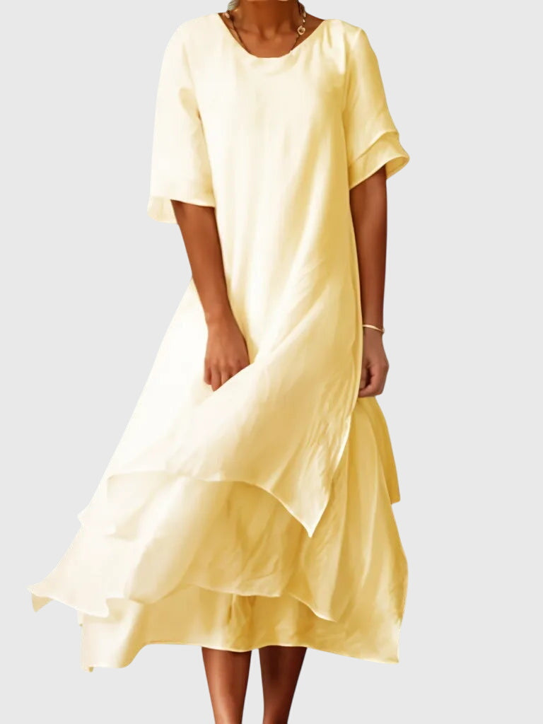 Damen Elegantes Kleid Regular Fit Freizeit Sommer
