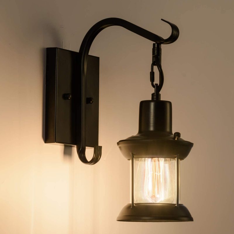 Wandleuchte Retro Industrie Stil 1-flammig für Innenbereich