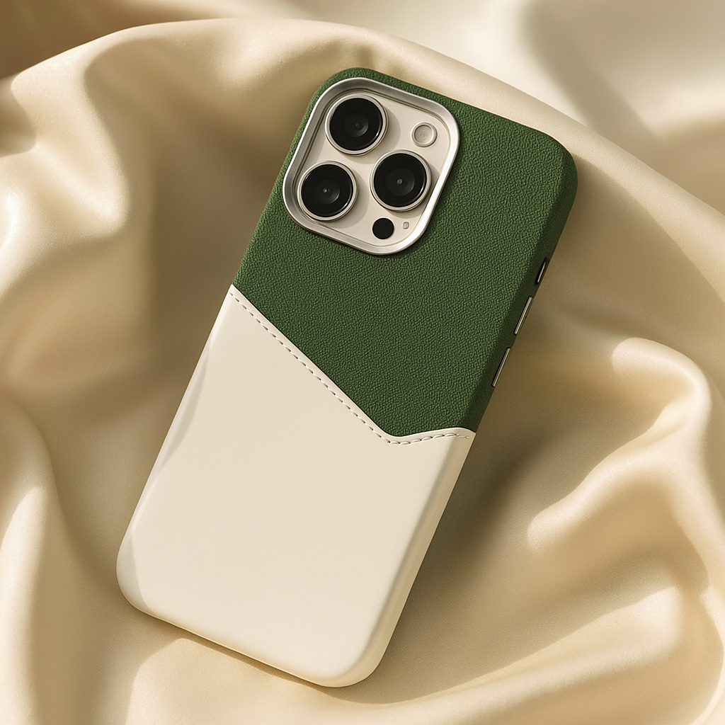 Veganes Leder iPhone-Hülle Herren Freizeit Rutschfest
