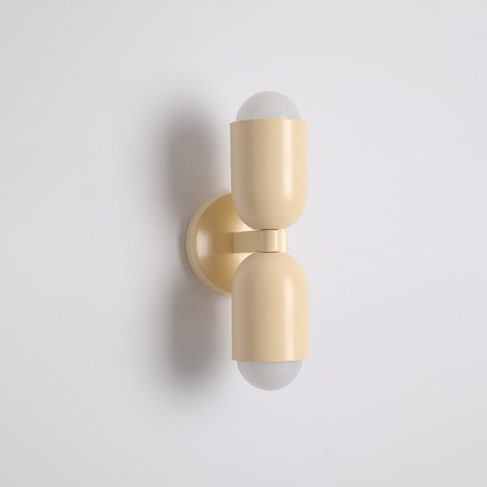 LED-Wandlampe Bauhaus Stil Doppelkupplung Wohnzimmer Flur