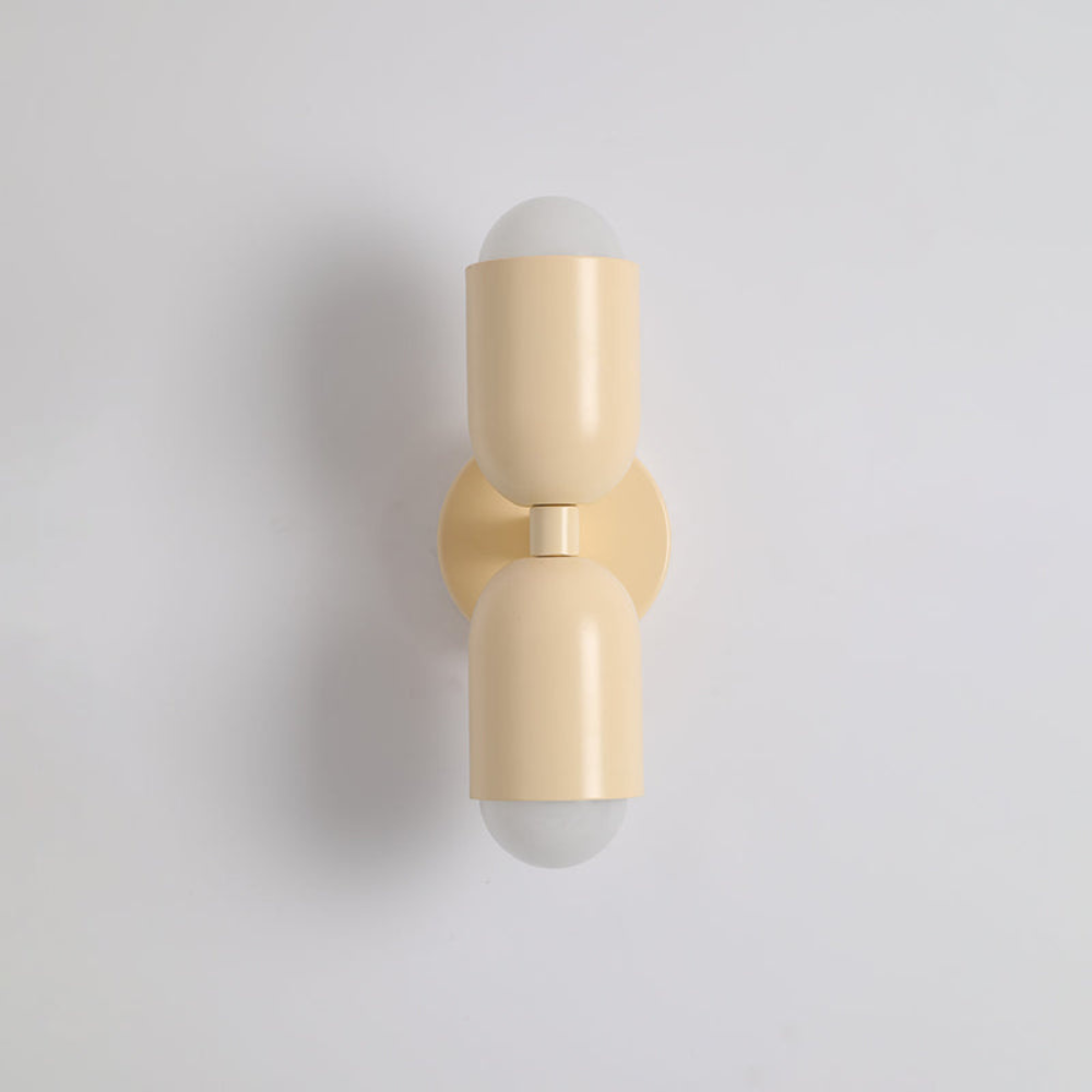 LED-Wandlampe Bauhaus Stil Doppelkupplung Wohnzimmer Flur