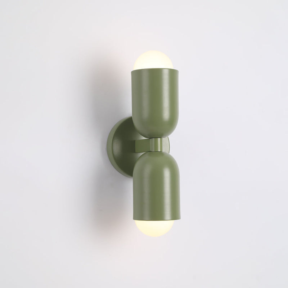 LED-Wandlampe Bauhaus Stil Doppelkupplung Wohnzimmer Flur