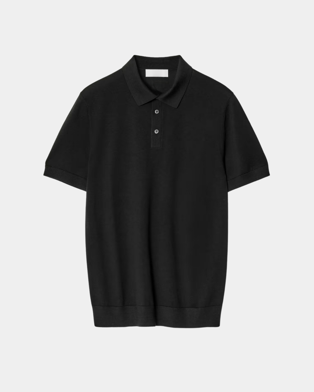 Strick-Poloshirt Herren Slim Fit Freizeit Mehrjahreszeit