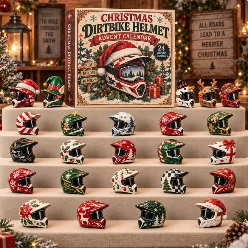 Adventskalender mit 24 klassischen Miniaturautos und Motorrädern