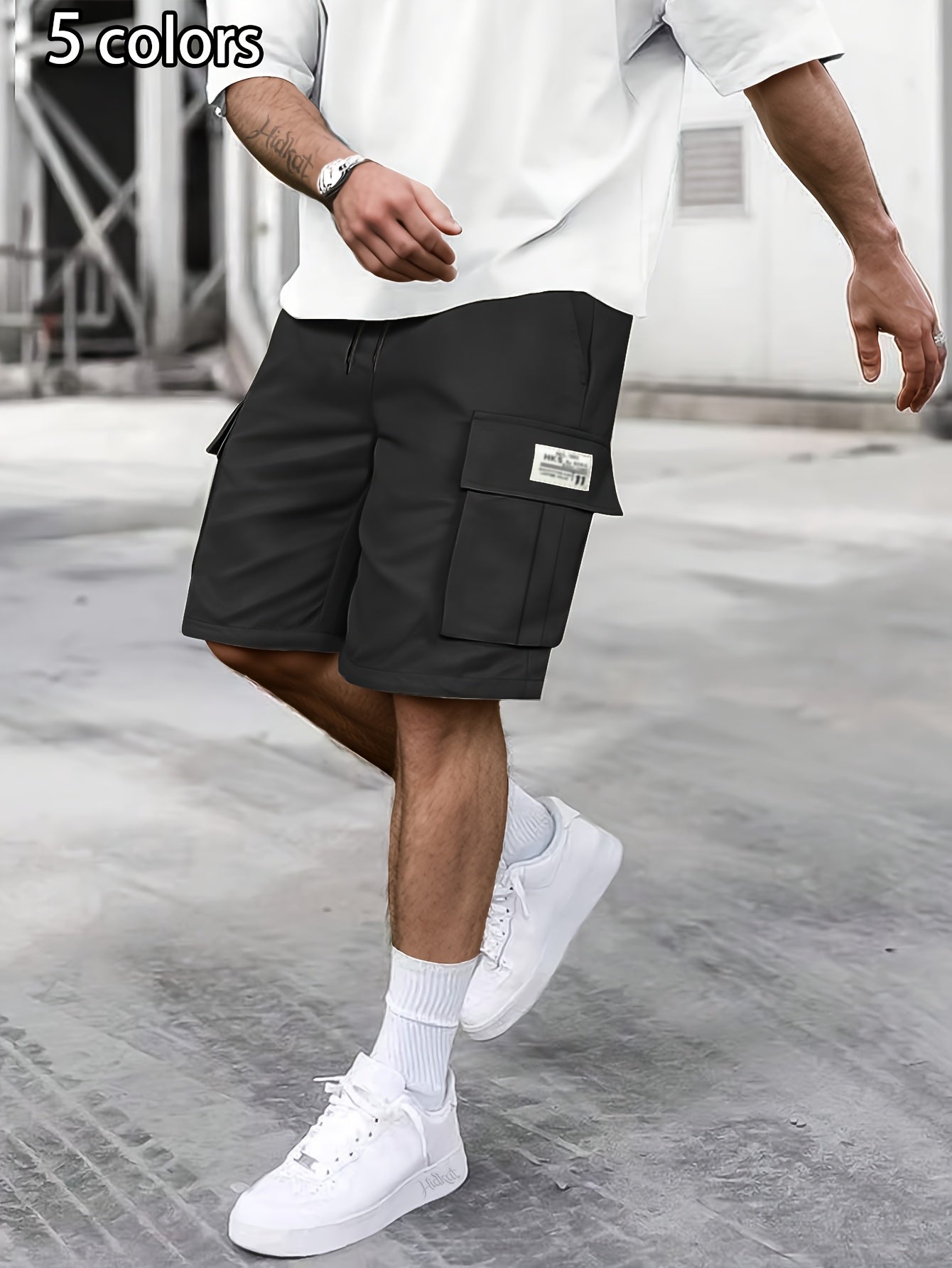 Emmett | Herren Cargo Shorts Relaxed Fit Freizeit Streetwear Sommer