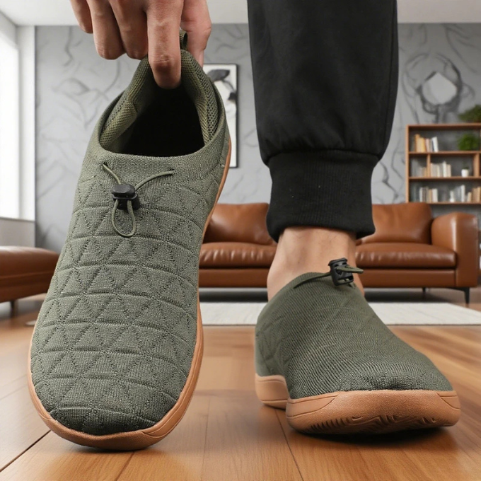Damen Mesh-Sneaker Slip-On Casual Komfort