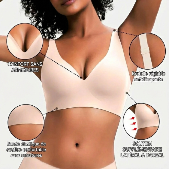 Damen Komfort-BH Regular Fit Alltag Bequem