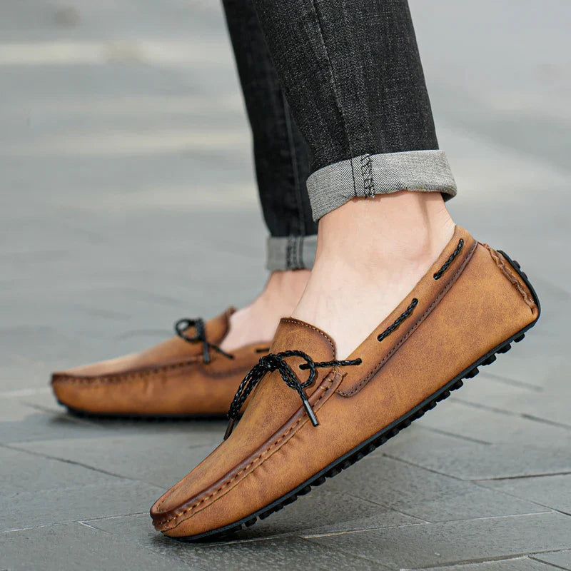 Veganes Leder Slipper Herren Regular Fit Freizeit