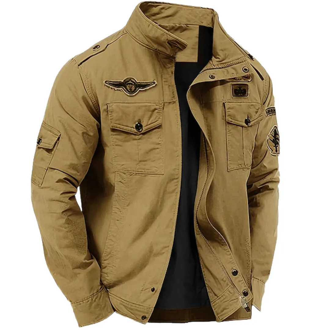 Herren Slim Fit Herbstjacke Modern Casual