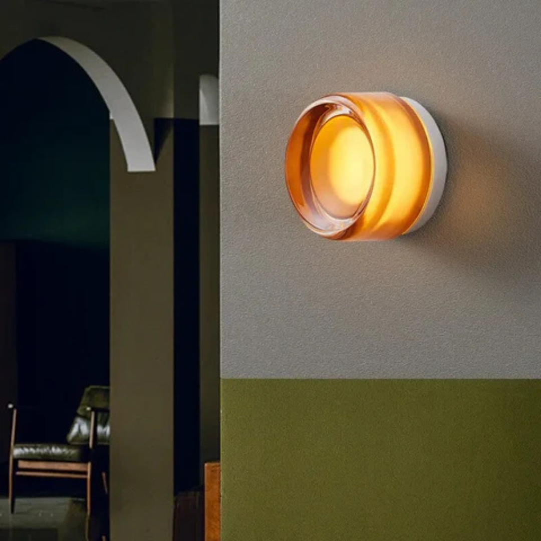 Wandleuchte rund modern LED Wohnzimmer minimalistisch