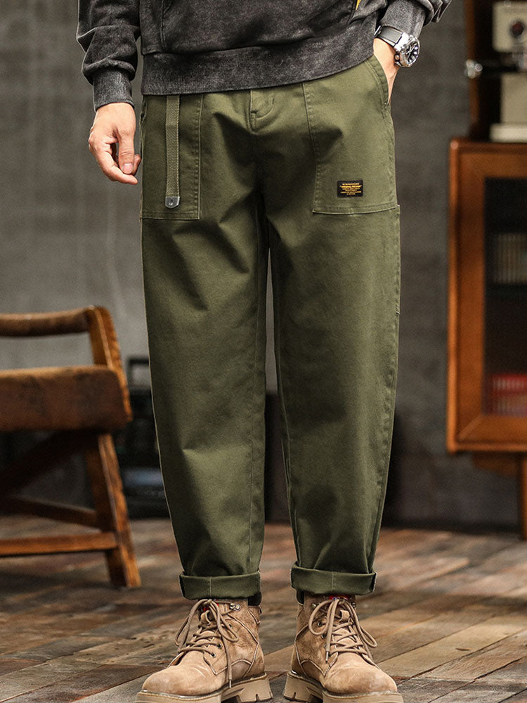 Utility-Hose Damen Relaxed Fit Freizeit mit Taschen