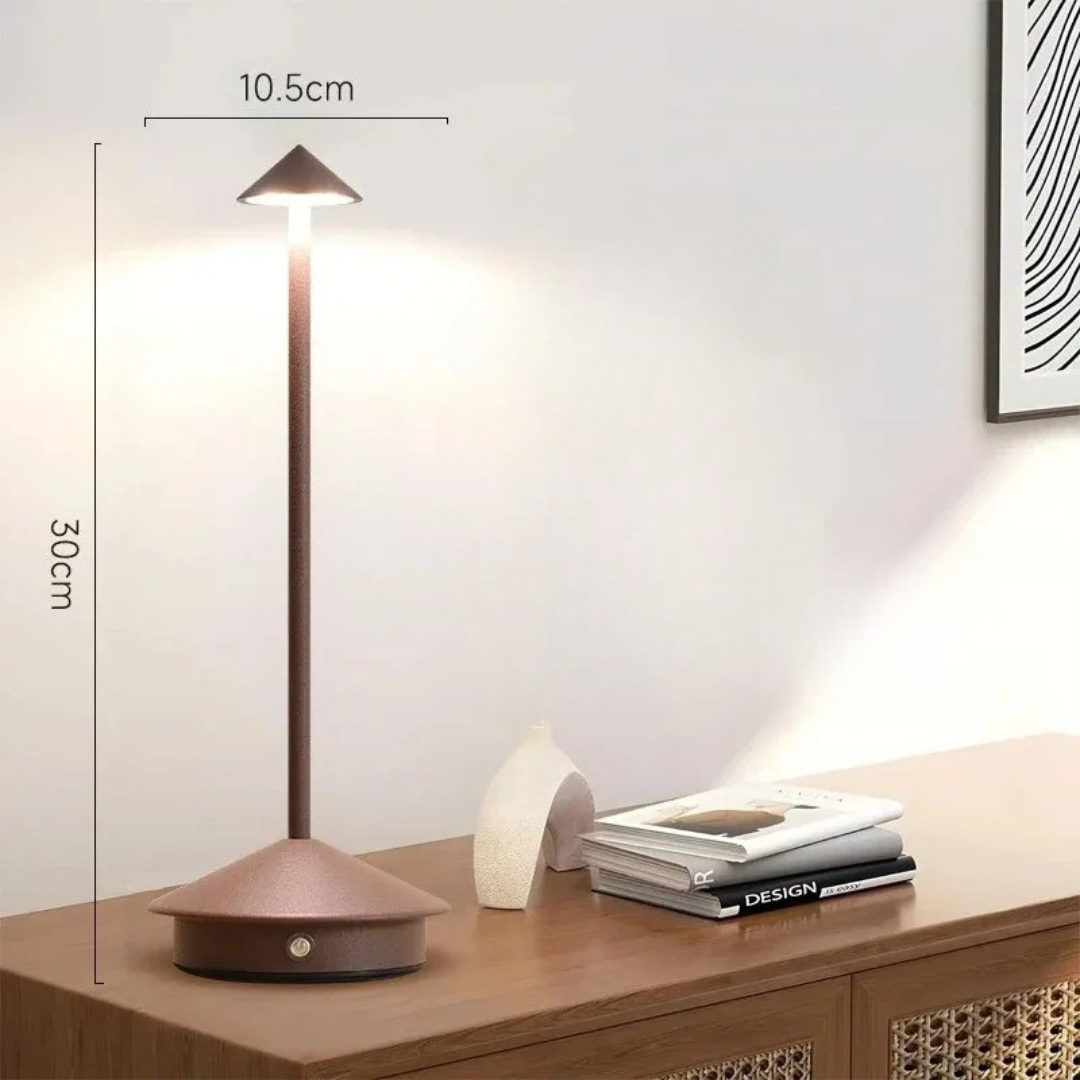 LED-Tischlampe Kegelform Modern Wiederaufladbar Wohnzimmer