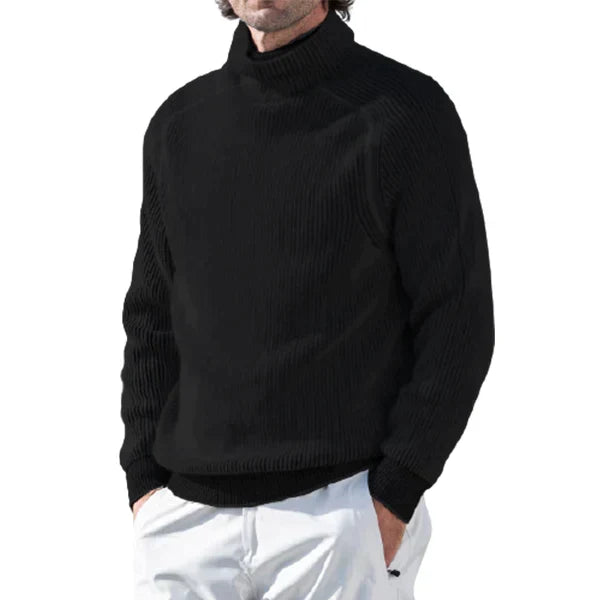 Herren Rollkragenpullover Regular Fit Freizeit Klassisch