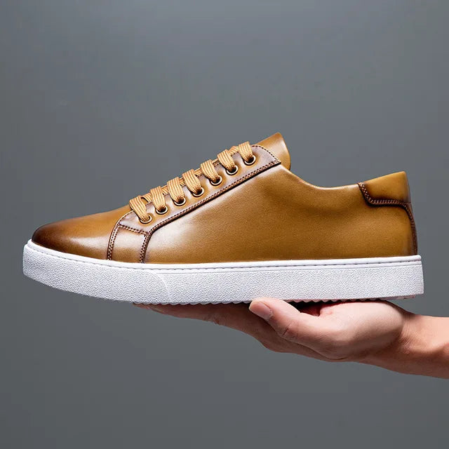 Elegante Herren Schuhe aus veganem Leder im klassischen Old-Money-Stil