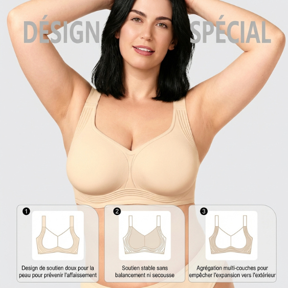 Damen Komfort-BH Regular Fit Alltag Bequem