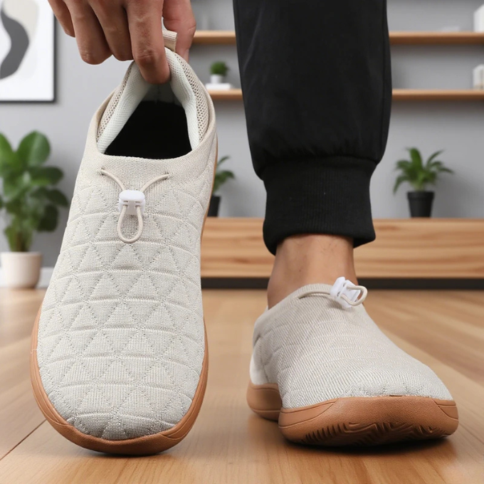 Damen Mesh-Sneaker Slip-On Casual Komfort