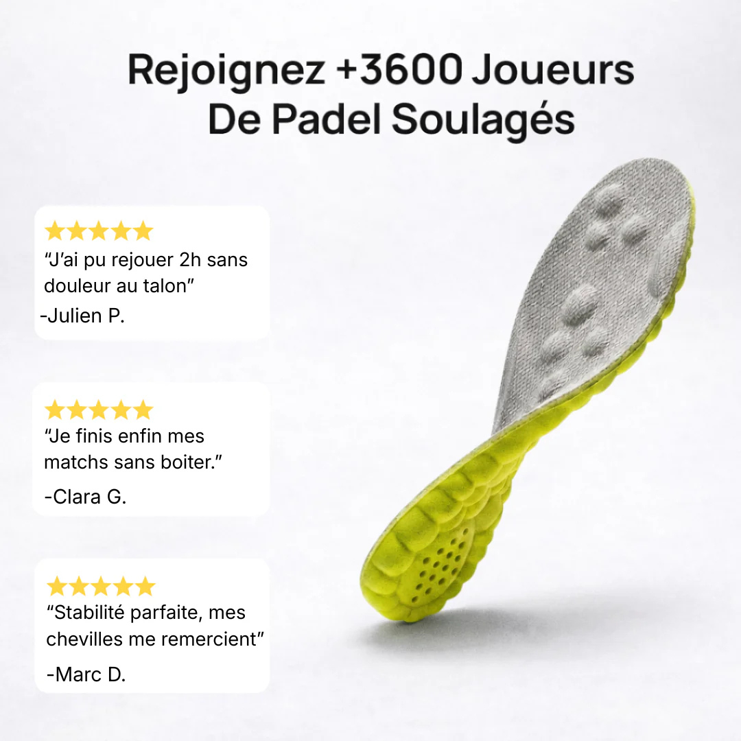 Semelles intérieures sport femme confort loisirs