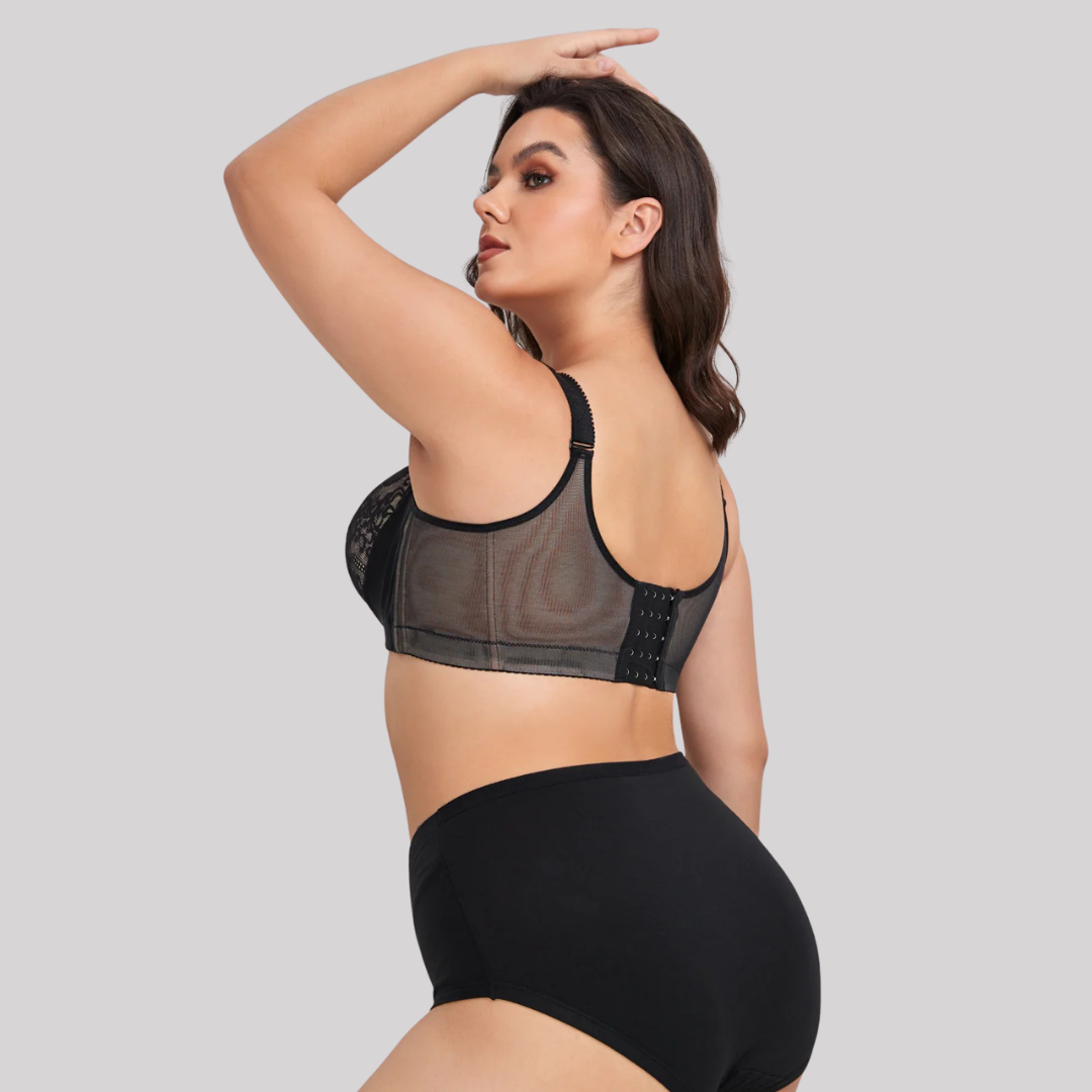 Damen Push-up BH Spitze Eleganter Komfort Alltag