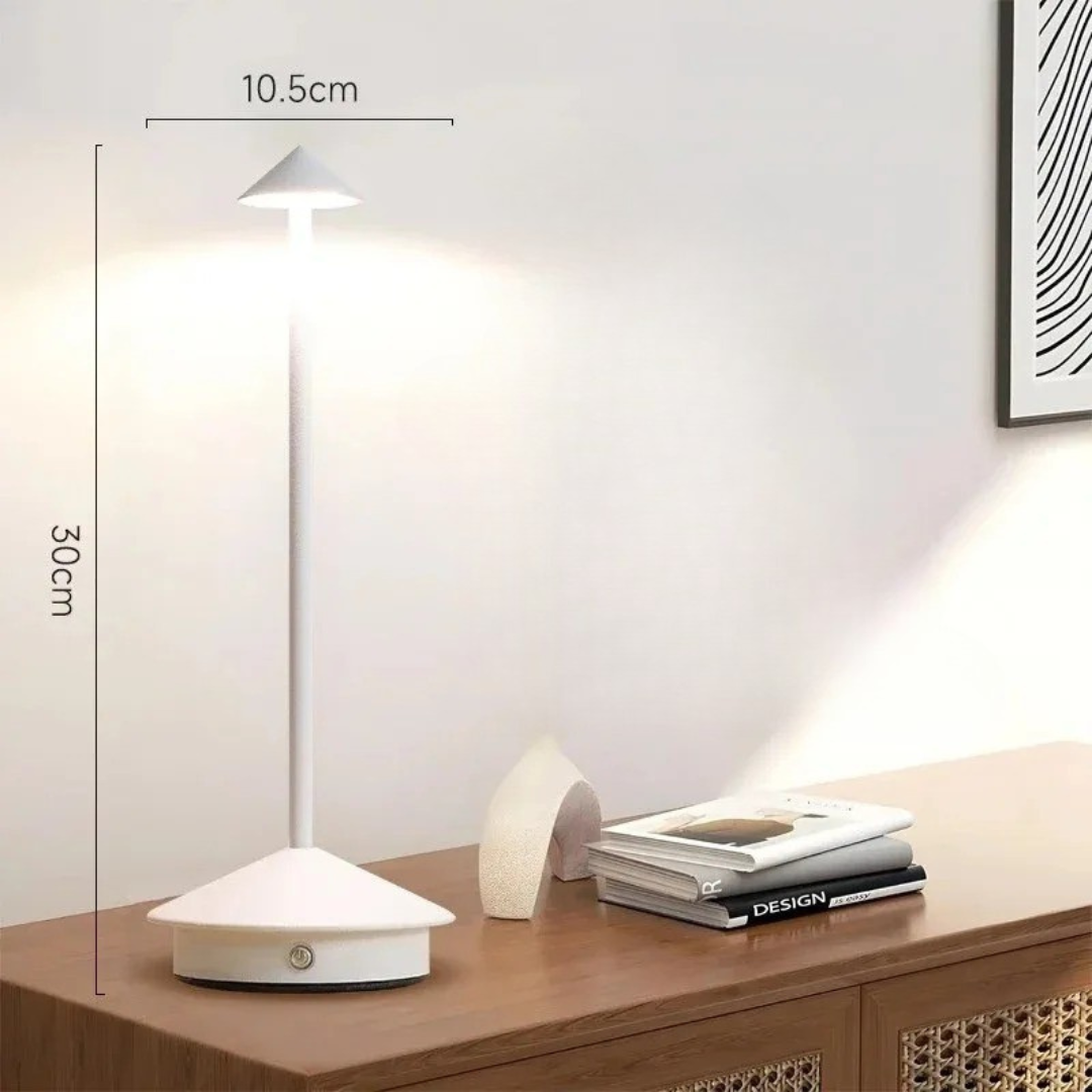 LED-Tischlampe Kegelform Modern Wiederaufladbar Wohnzimmer