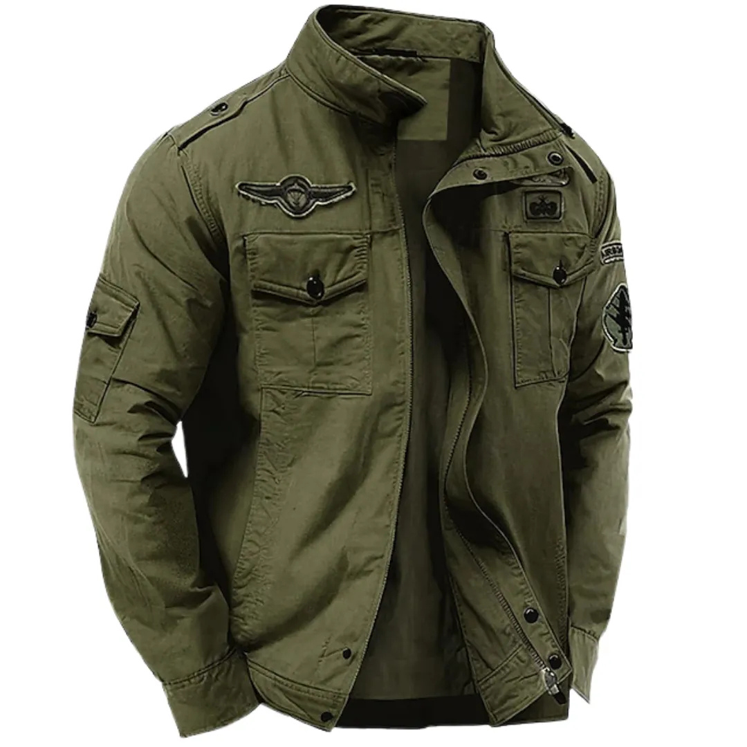 Herren Slim Fit Herbstjacke Modern Casual